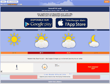 Tablet Screenshot of meteo-grenoble.com
